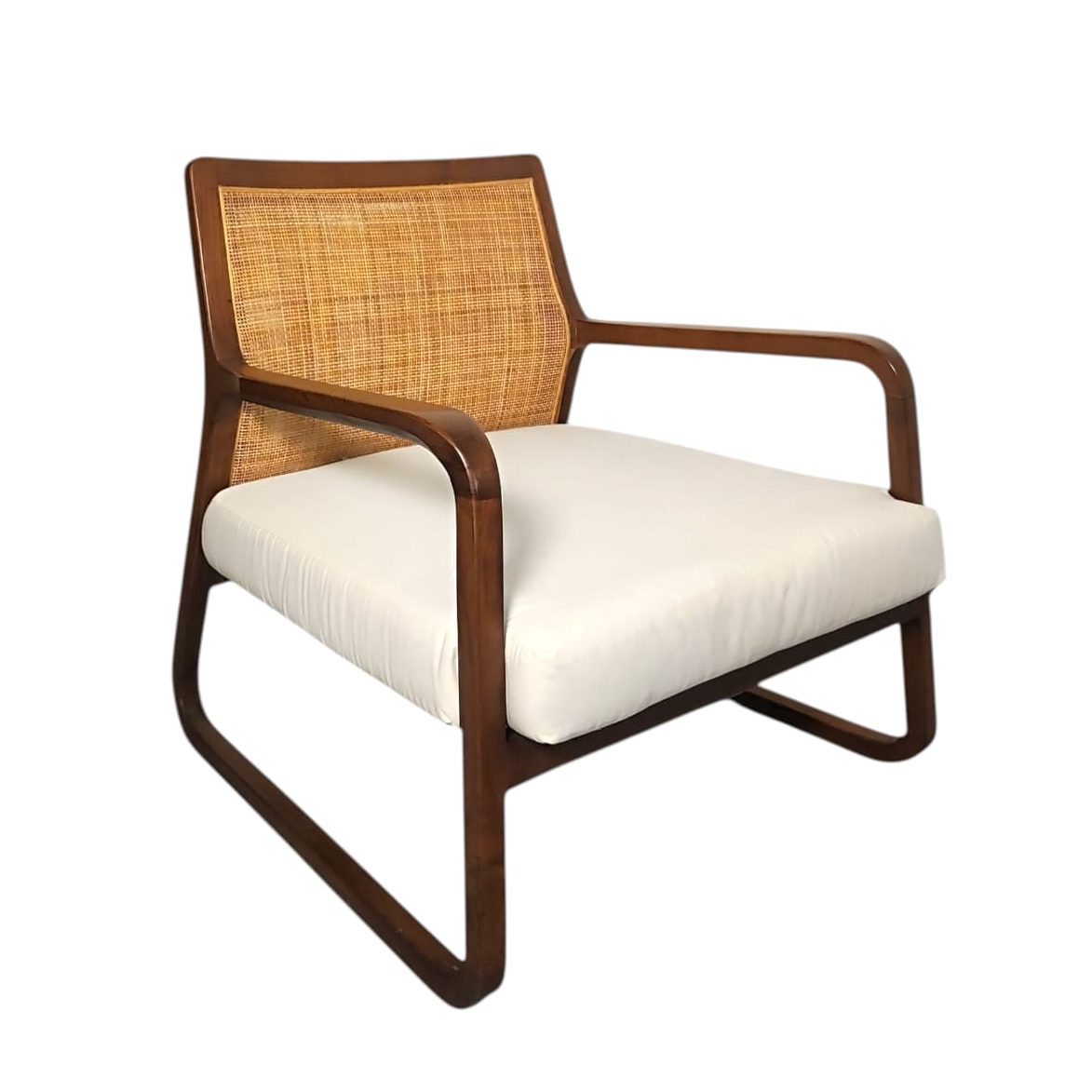Rattan and Teak Lounge Chair Indonesia