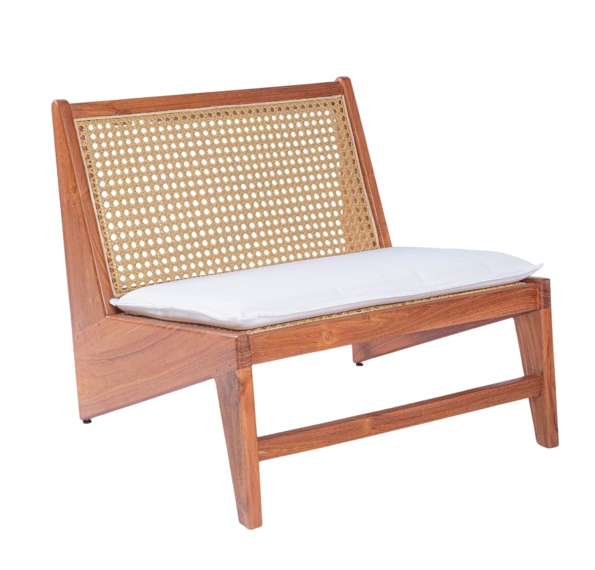 Rattan and Teak Lounge Chair Indonesia